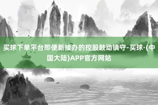 买球下单平台即便新接办的控股鼓动镇守-买球·(中国大陆)APP官方网站